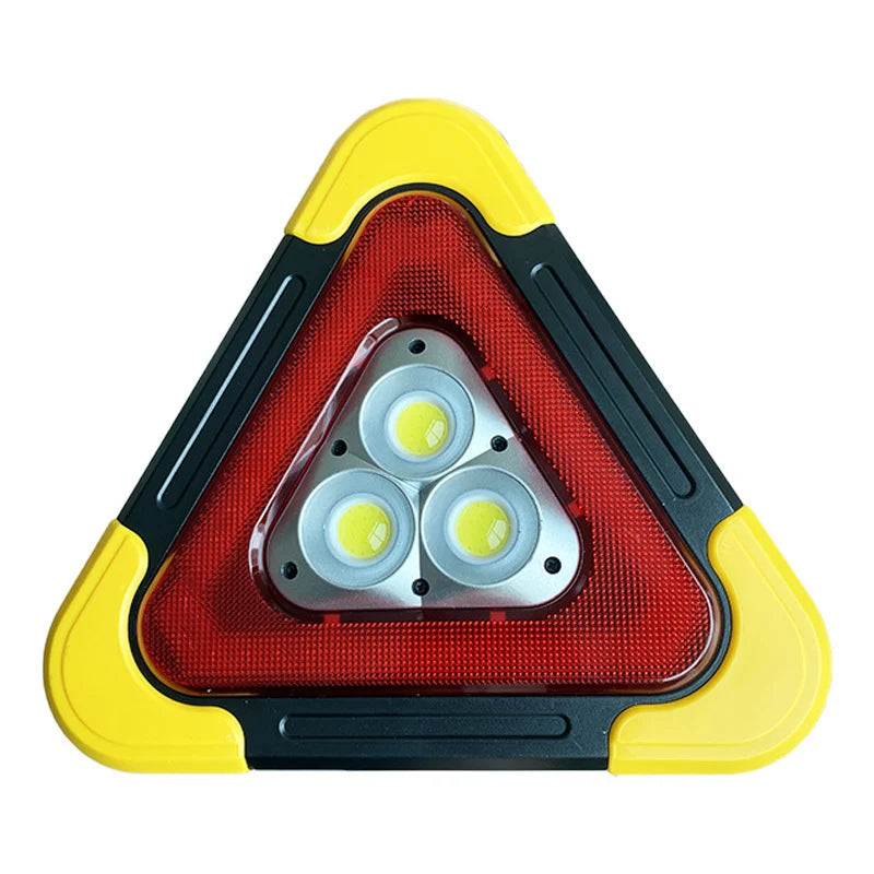 LUZ DE ADVERTENCIA DE CARRETERA TRIANGULAR DE EMERGENCIA 2 EN 1